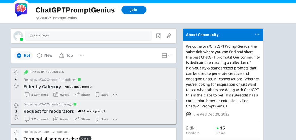 ChatGPT Prompt Genius также