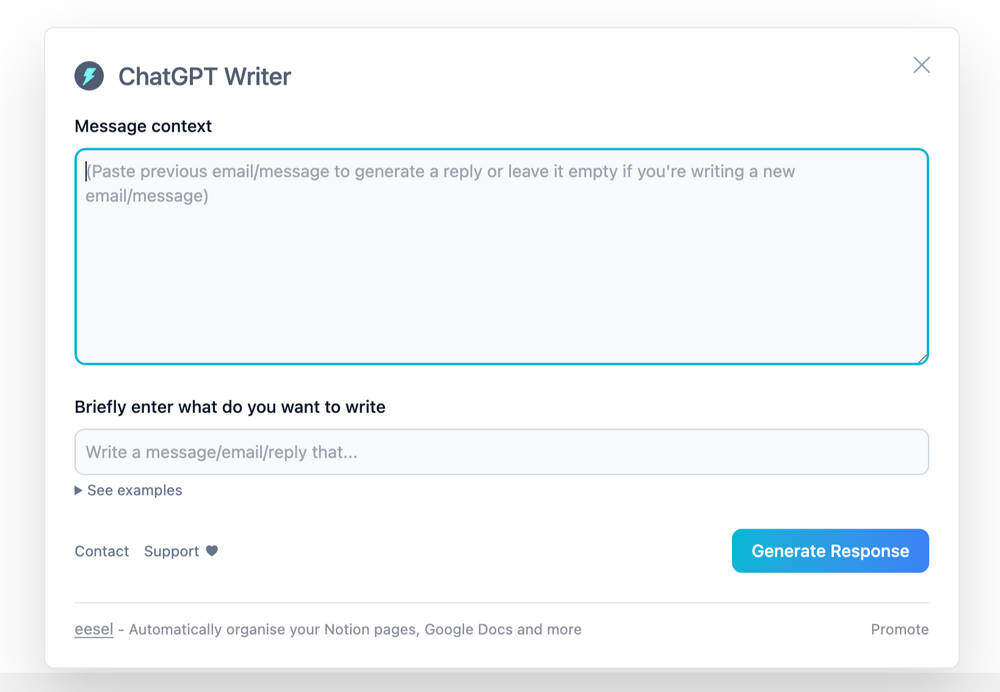 ChatGPT Writer